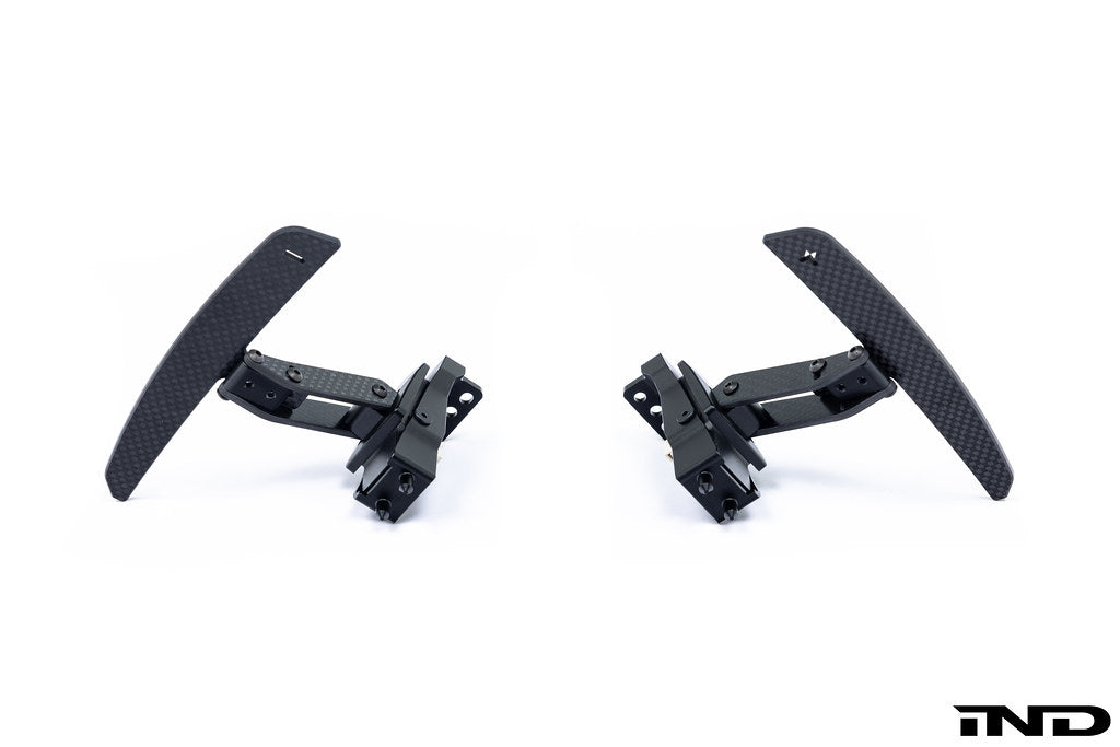 JQ Werks / MadTrace Porsche Clubsport Magnetic Shift Paddle Set - Carbon