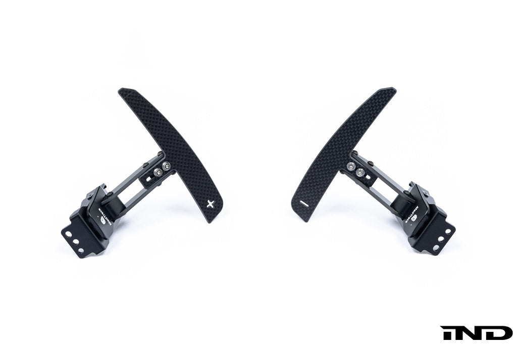 JQ Werks / MadTrace Porsche Clubsport Magnetic Shift Paddle Set - Carbon