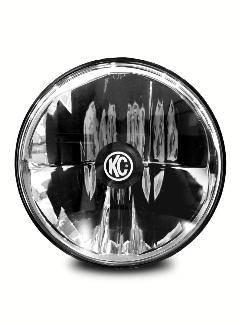 KC HiLiTES 07-18 Jeep JK 7in. Gravity LED DOT Approved Replacement Headlight (Single)-Headlights-Grocery Getter Performance