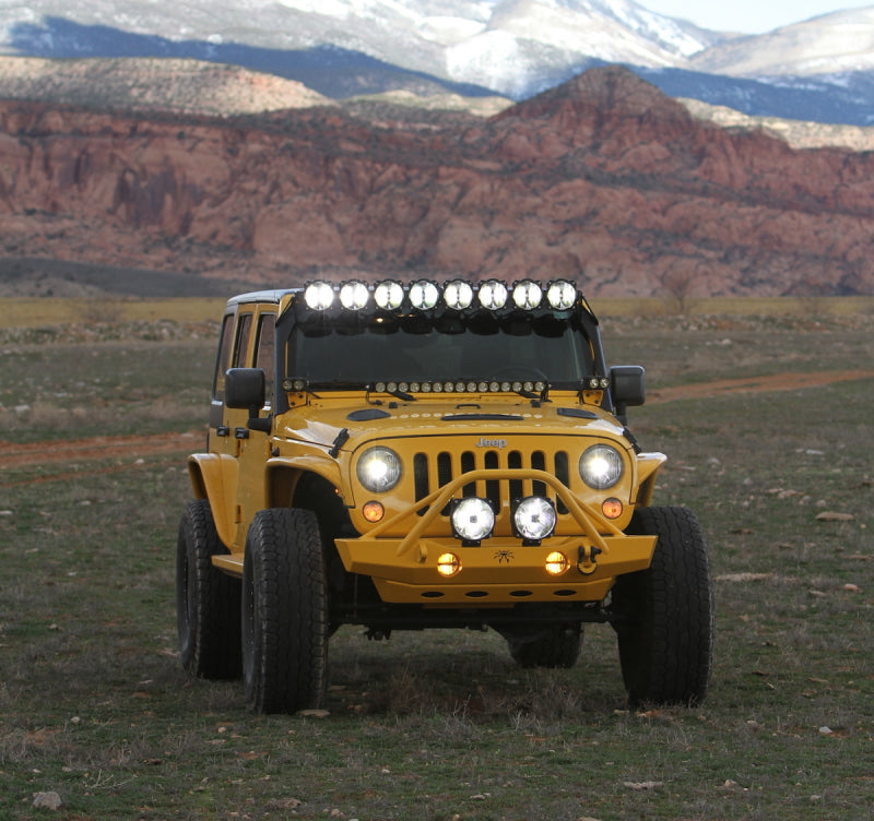 KC HiLiTES 07-18 Jeep JK 7in. Gravity LED Pro DOT Approved Replacement Headlight (Single)-Headlights-Grocery Getter Performance
