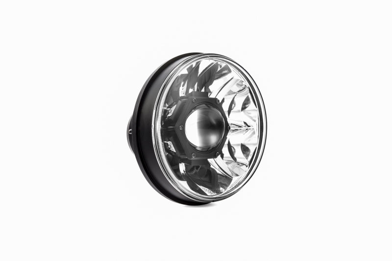 KC HiLiTES 07-18 Jeep JK 7in. Gravity LED Pro DOT Approved Replacement Headlight (Single)-Headlights-Grocery Getter Performance