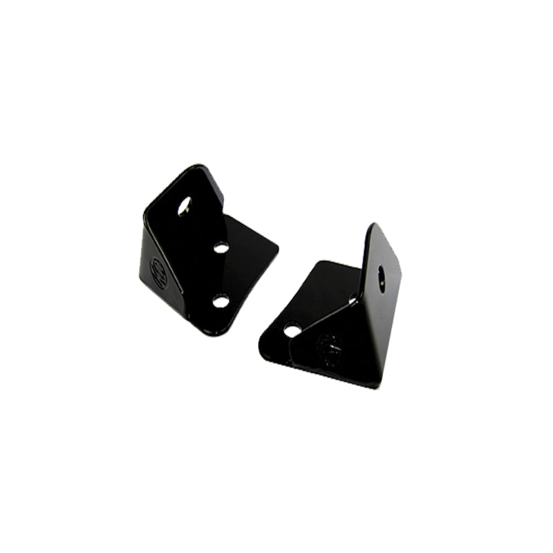 KC HiLiTES 07-18 Jeep JK A-Pillar Windshield Light Mount Bracket Set (Pair) - Black-Light Mounts-Grocery Getter Performance