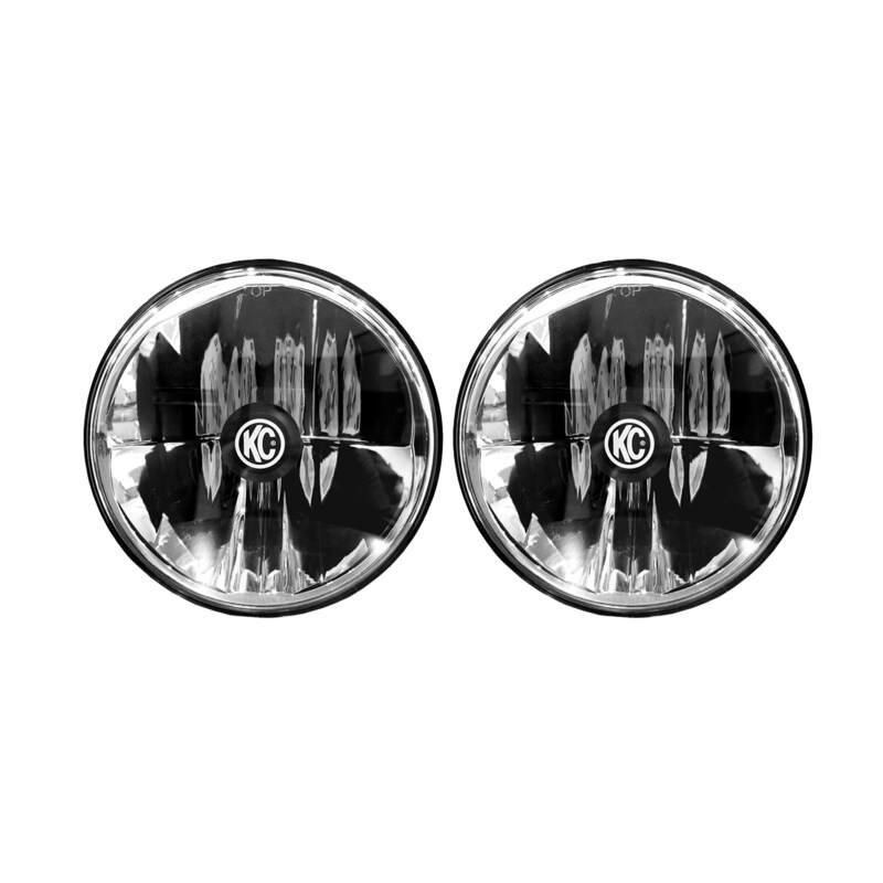 KC HiLiTES 07-18 Jeep JK (Not for Rubicon/Sahara) 7in. Gravity LED DOT Headlight (Pair Pack System)-Headlights-Grocery Getter Performance