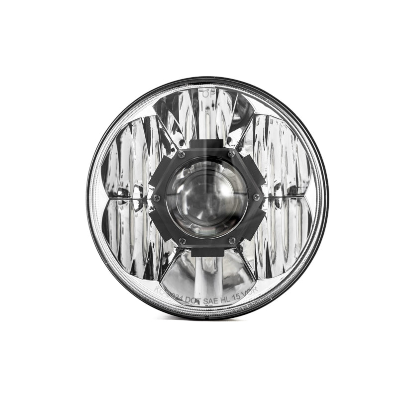 KC HiLiTES 07-18 Jeep JK (Not for Rubicon/Sahara) 7in. Gravity LED Pro DOT Headlight (Pair Pack Sys)-Headlights-Grocery Getter Performance