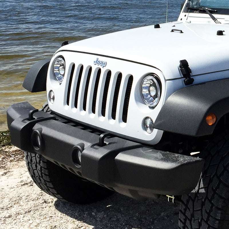 KC HiLiTES 07-18 Jeep JK (Not for Rubicon/Sahara) 7in. Gravity LED Pro DOT Headlight (Pair Pack Sys)-Headlights-Grocery Getter Performance