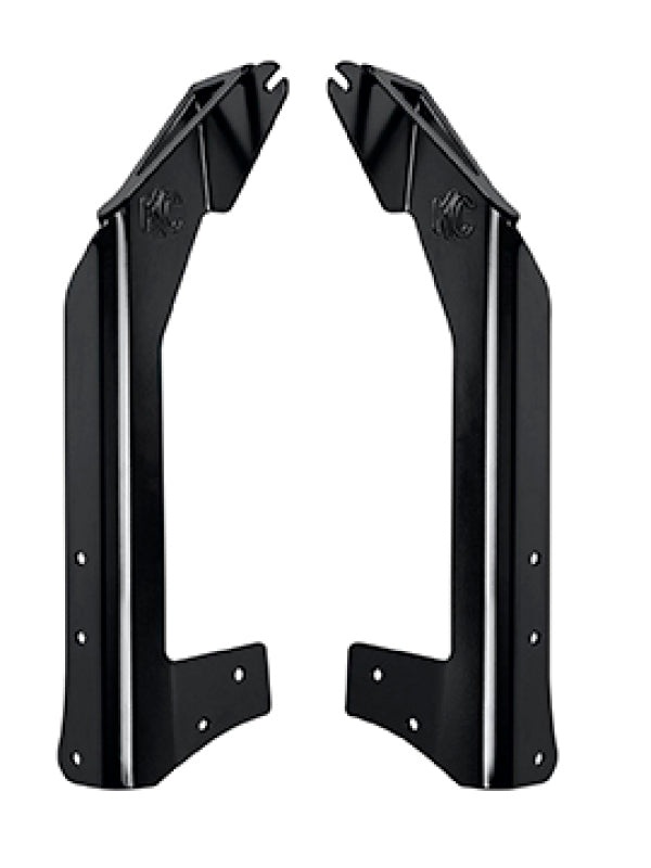 KC HiLiTES 07-18 Jeep JK Overhead Mount Bracket Set (for 50in. Gravity LED Pro6/C-Series LED Lights)-Light Mounts-Grocery Getter Performance