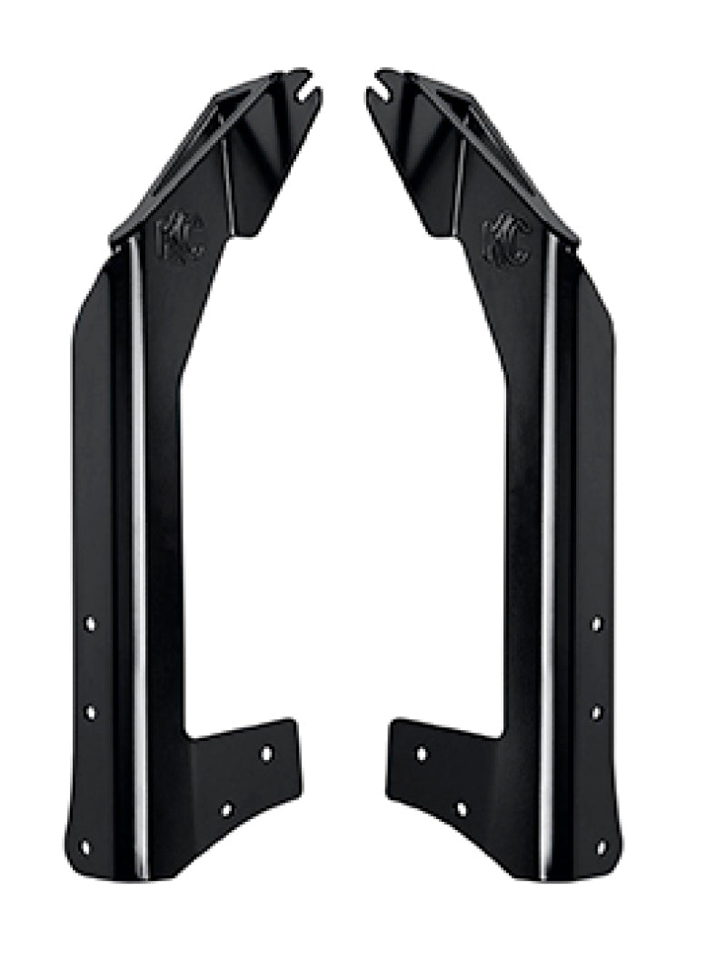 KC HiLiTES 07-18 Jeep JK Overhead Mount Bracket Set (for 50in. Gravity LED Pro6/C-Series LED Lights)-Light Mounts-Grocery Getter Performance