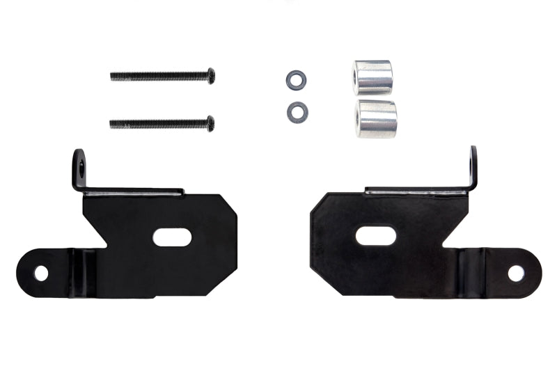 KC HiLiTES 18-19 Jeep Wrangler JL A-Pillar Light Mount Bracket Set (Pair) - Black-Light Mounts-Grocery Getter Performance