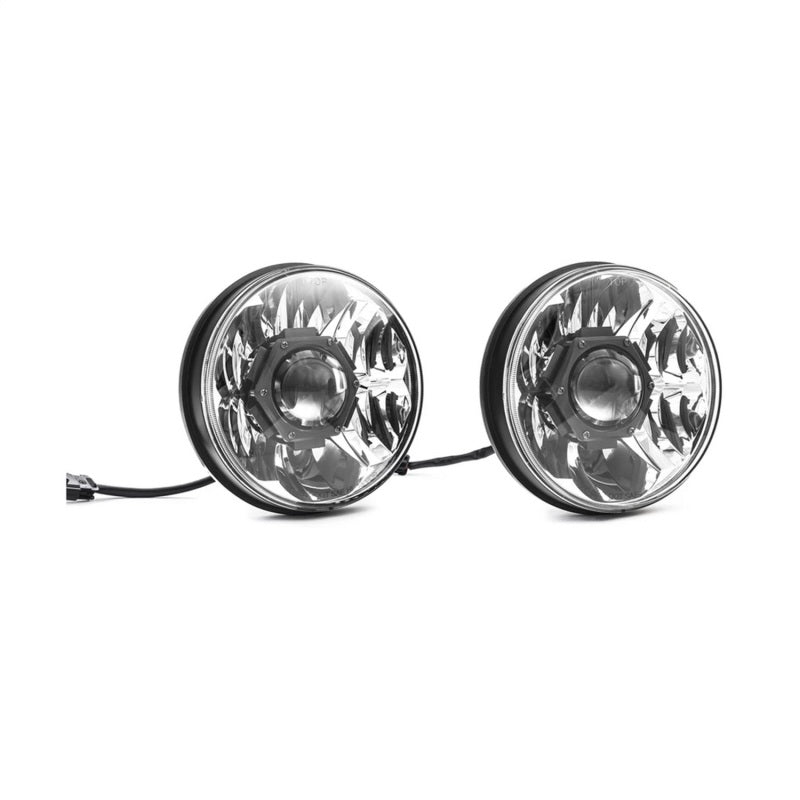 KC HiLiTES 18-20 Jeep JL/JT 7in. Gravity LED Pro DOT Approved Replac. Headlight (Pair Pack Sys)-Headlights-Grocery Getter Performance