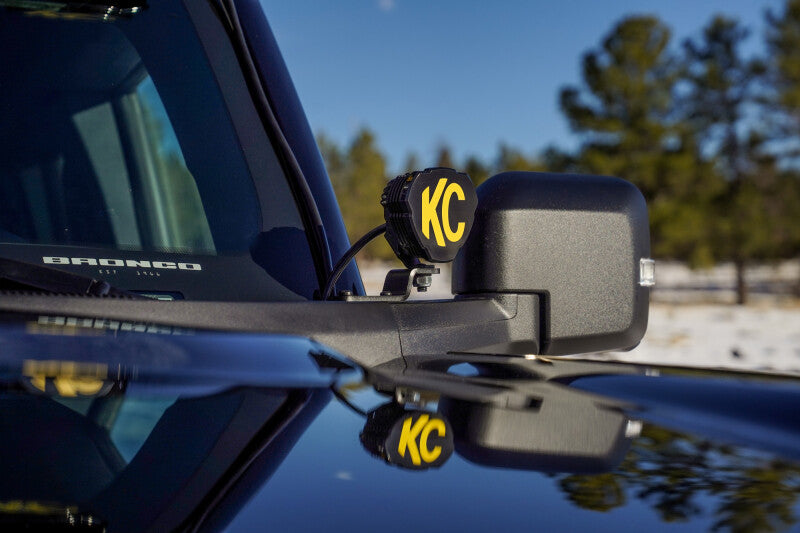 KC HiLiTES 2021+ Ford Bronco Ditch Light Mounting Bracket Set-Light Mounts-Grocery Getter Performance
