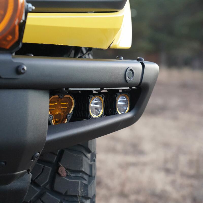 KC HiLiTES 2021+ Ford Bronco FLEX ERA 3 Dual Mode SAE Fog Light Pocket Kit-Light Bars & Cubes-Grocery Getter Performance