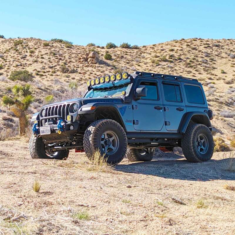KC HiLiTES 2021+ Jeep Wrangler 4XE 50in Overhead Light Bar Mounting Bracket Set-Light Mounts-Grocery Getter Performance