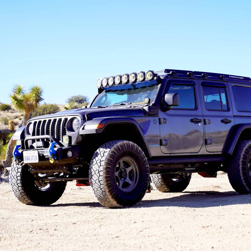KC HiLiTES 2021+ Jeep Wrangler 4XE 50in Overhead Light Bar Mounting Bracket Set-Light Mounts-Grocery Getter Performance