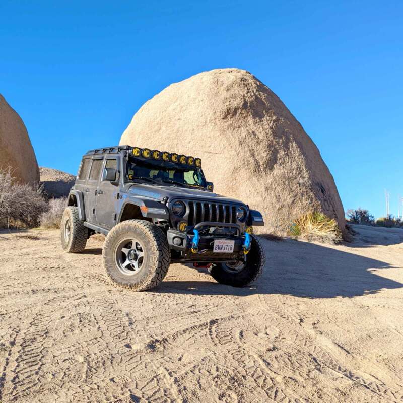 KC HiLiTES 2021+ Jeep Wrangler 4XE 50in Overhead Light Bar Mounting Bracket Set-Light Mounts-Grocery Getter Performance