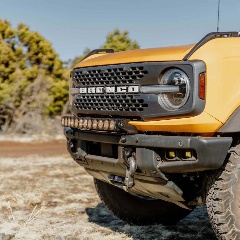 KC HiLiTES 21-24 Ford Bronco Front Bumper Light Bar Mount (For 30in FLEX ERA LED Light Bar)-Light Mounts-Grocery Getter Performance