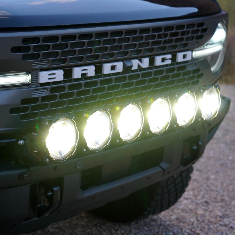 KC HiLiTES 21+ Ford Bronco 39in. Gravity LED Pro6 Light Bar Kit Front Bumper-Light Bars & Cubes-Grocery Getter Performance