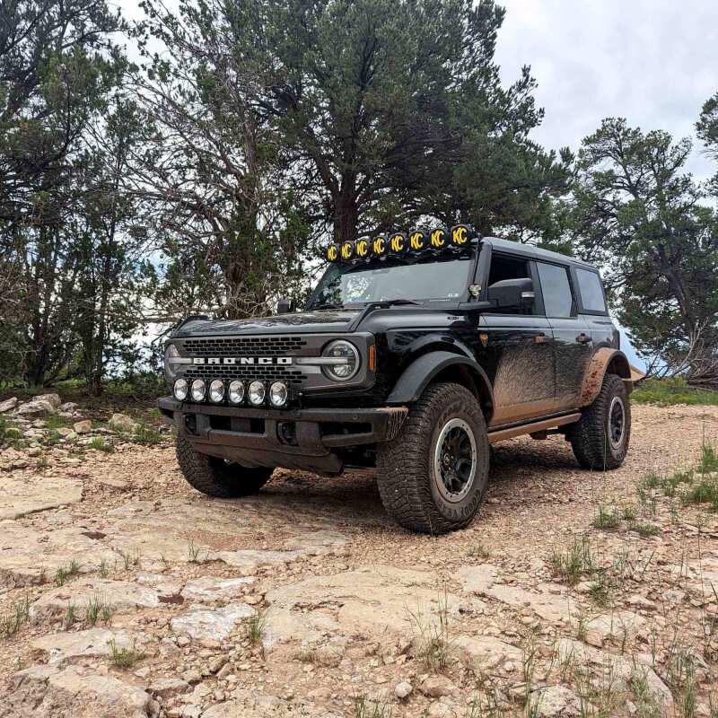 KC HiLiTES 21+ Ford Bronco 39in. Gravity LED Pro6 Light Bar Kit Front Bumper-Light Bars & Cubes-Grocery Getter Performance