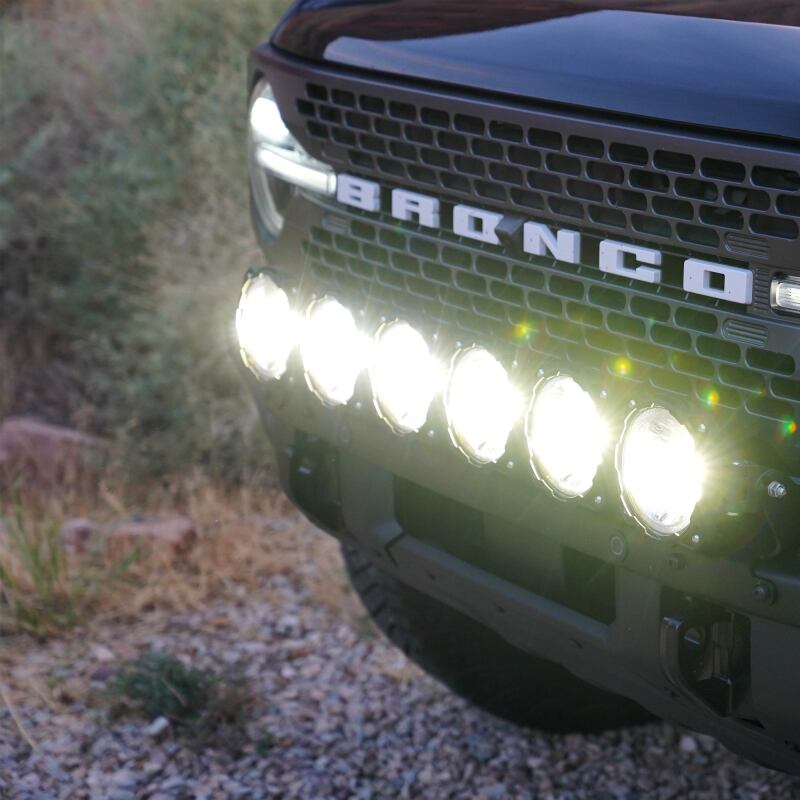 KC HiLiTES 21+ Ford Bronco 39in. Gravity LED Pro6 Light Bar Kit Front Bumper-Light Bars & Cubes-Grocery Getter Performance