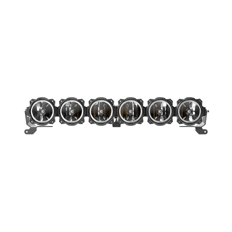 KC HiLiTES 21+ Ford Bronco 39in. Gravity LED Pro6 Light Bar Kit Front Bumper-Light Bars & Cubes-Grocery Getter Performance