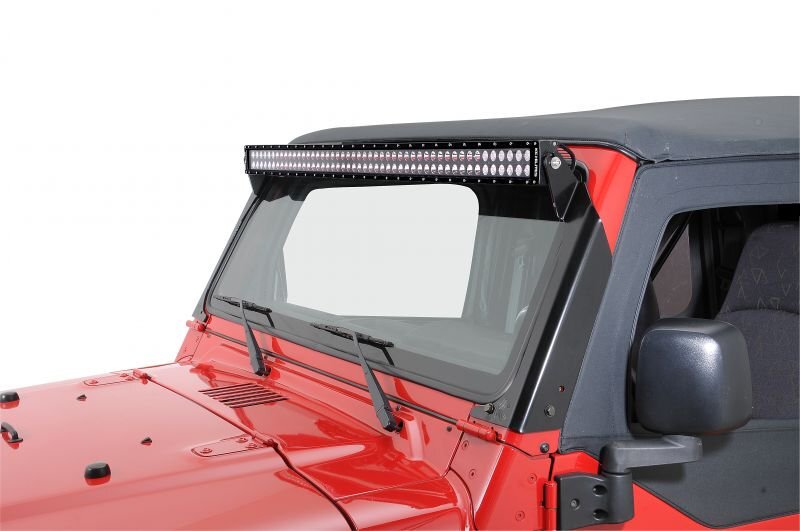KC HiLiTES 97-06 Jeep TJ Overhead Mount Bracket Set for 50in. C-Series/Gravity Pro6 LED Light Bars-Light Mounts-Grocery Getter Performance
