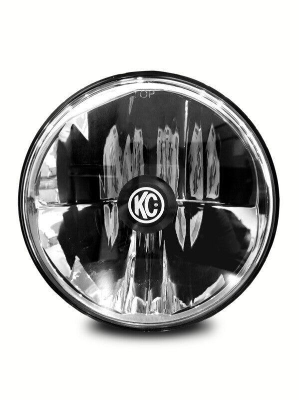 KC HiLiTES 97-06 Jeep TJ/Universal 7in. Gravity LED H4 DOT Approved Replacement Headlight (Single)-Headlights-Grocery Getter Performance