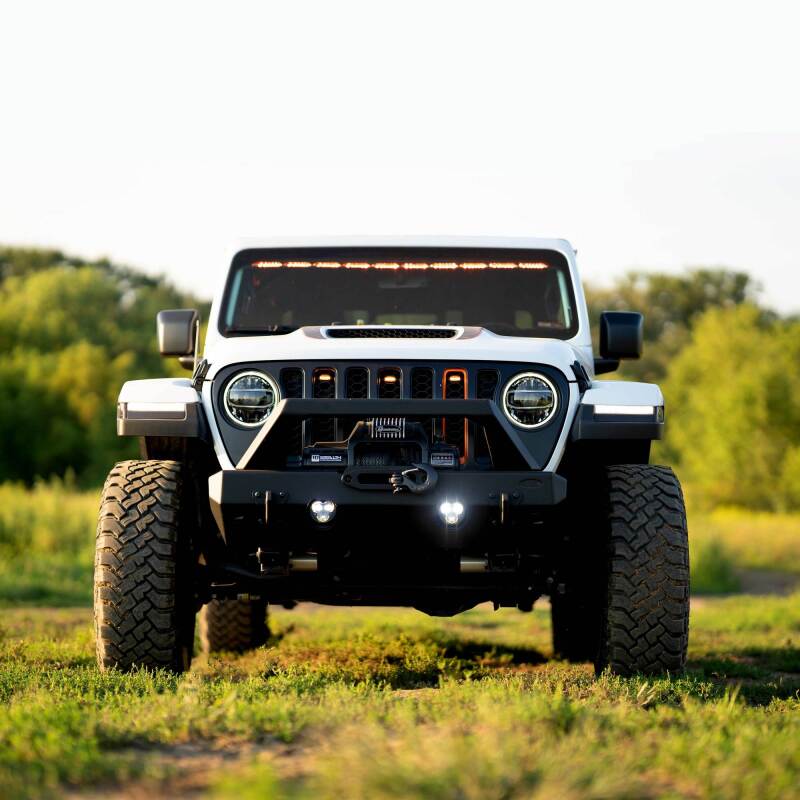 KC HiLiTES FLEX ERA 3 Dual Mode SAE Fog Lights - 2-Light Master Kit for Jeep Aftermarket Bumpers-Light Bars & Cubes-Grocery Getter Performance