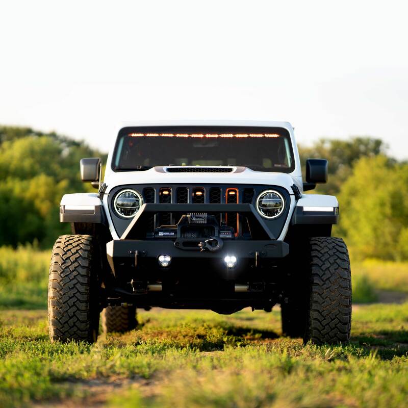 KC HiLiTES FLEX ERA 3 Dual Mode SAE Fog Lights - 2-Light Master Kit for Jeep Aftermarket Bumpers-Light Bars & Cubes-Grocery Getter Performance