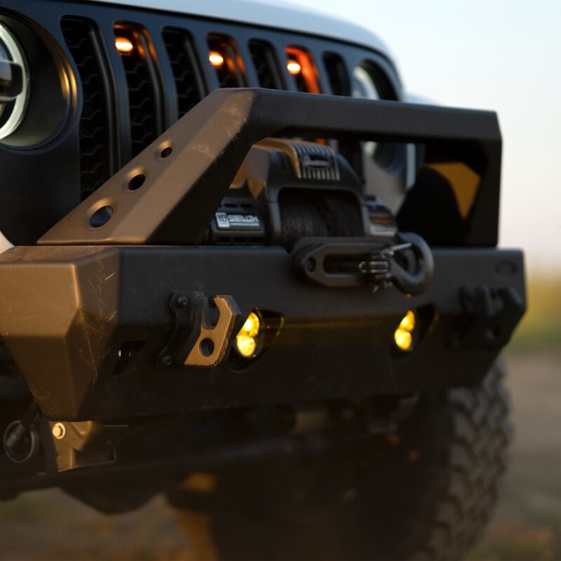 KC HiLiTES FLEX ERA 3 Dual Mode SAE Fog Lights - 2-Light Master Kit for Jeep JK/JL/JT Steel Bumpers-Light Bars & Cubes-Grocery Getter Performance