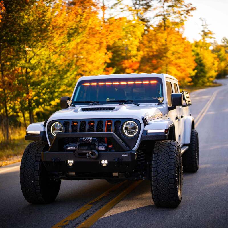 KC HiLiTES FLEX ERA 3 Dual Mode SAE Fog Lights - 2-Light Master Kit for Jeep JK/JL/JT Steel Bumpers-Light Bars & Cubes-Grocery Getter Performance