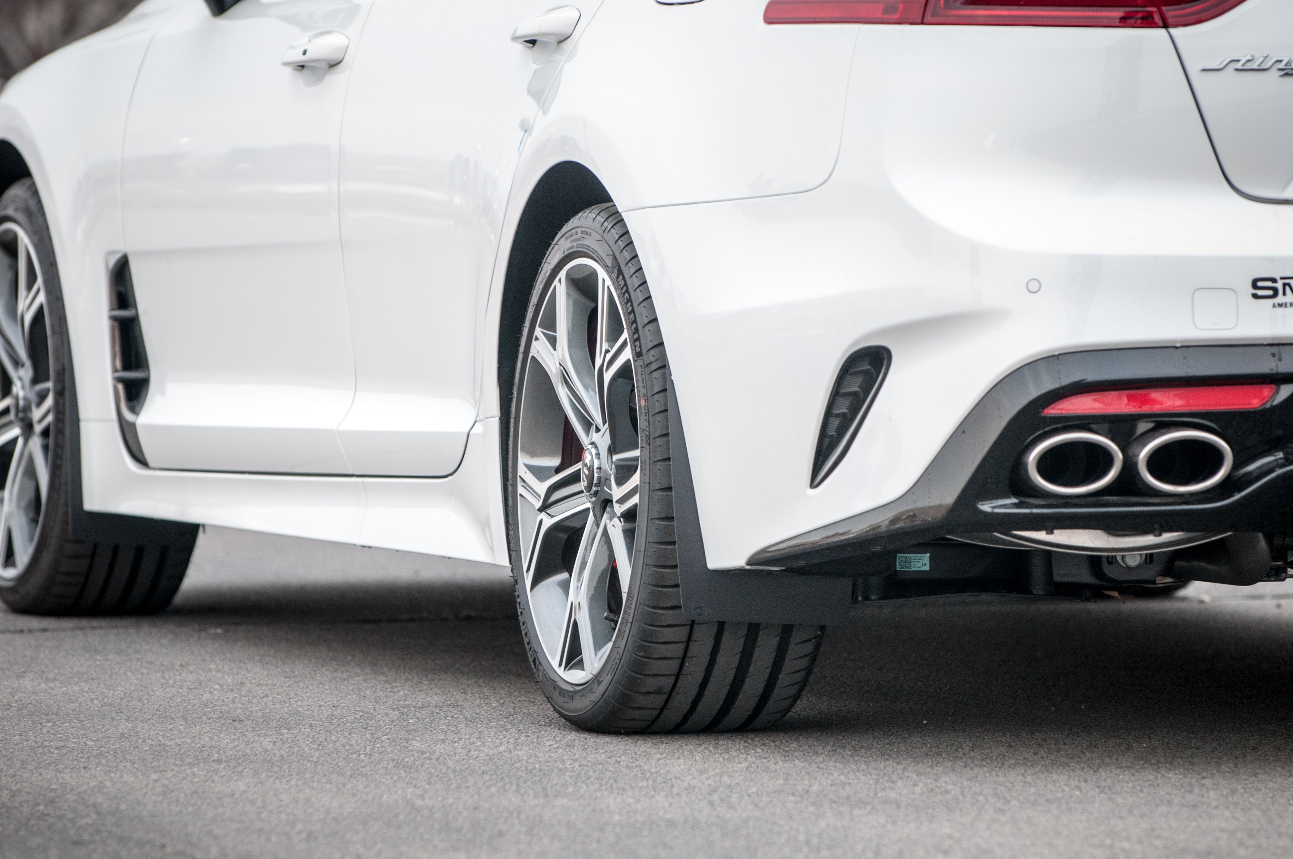 Kia Stinger 2018-2023 Splash Guards & Rally Style Mud Flaps
