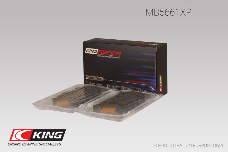King Engine Bearings Audi/VW ADZ/ AWT/ APK/ BHP/ BPY/ AKS (Size 0.26) Main Bearing Set-Bearings-Grocery Getter Performance