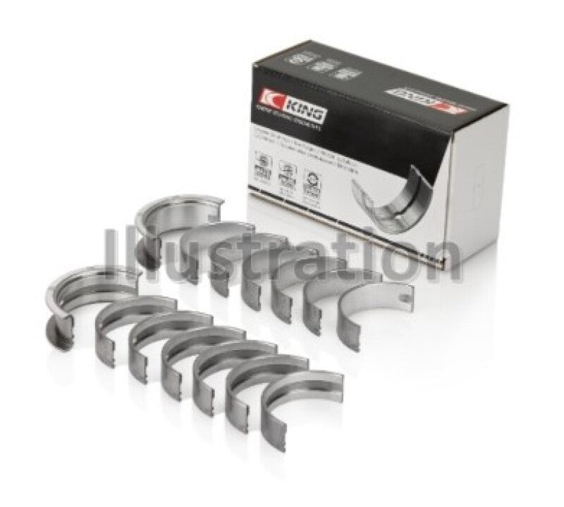 King Engine Bearings BMW M30B35/25/28/32/33/35 (Size +1.0mm) Main Bearing Set-Bearings-Grocery Getter Performance