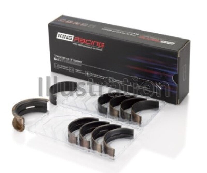 King Engine Bearings Chevrolet 265/283/302/327 V8 (Size STDX) Main Bearing Set-Bearings-Grocery Getter Performance
