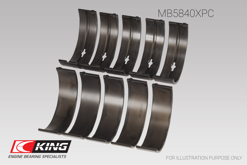 King Engine Bearings Chrysler 300 Srt8 (Size 0.25) Main Bearing Set-Bearings-Grocery Getter Performance