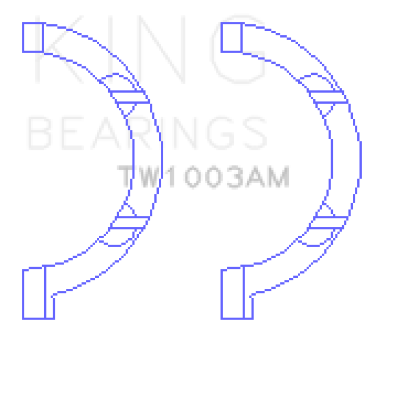 King Engine Bearings Chrysler 345/370 OHV Hemi Thrust Washer Set-Bearings-Grocery Getter Performance