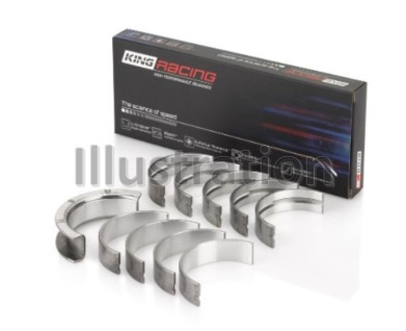 King Engine Bearings Ford 260CI/289CI 302 5.0L Windsor (Size 020X ) Main Bearing Set-Bearings-Grocery Getter Performance