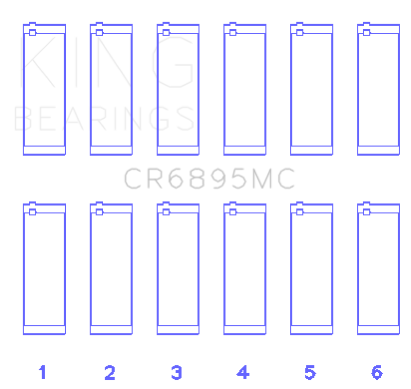 King Engine Bearings Ford Ecoboost 3.5L V6 Connecting Rod Bearing Set-Bearings-Grocery Getter Performance