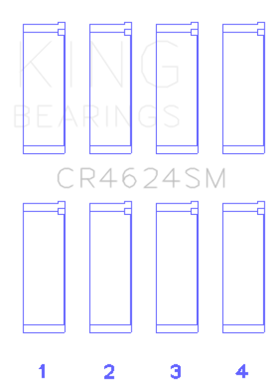 King Engine Bearings Hyundai G4KE/G4KC Rod Bearings (Set of 4)-Bearings-Grocery Getter Performance