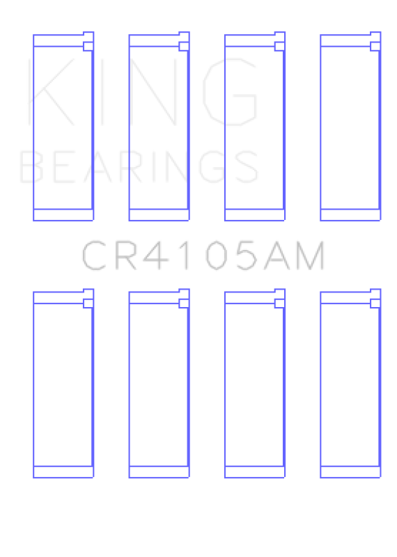 King Engine Bearings Mazda FS-DE L4/FP L4/FS L4 DOHC 16 Valve Rod Bearing Set - Size STD-Bearings-Grocery Getter Performance