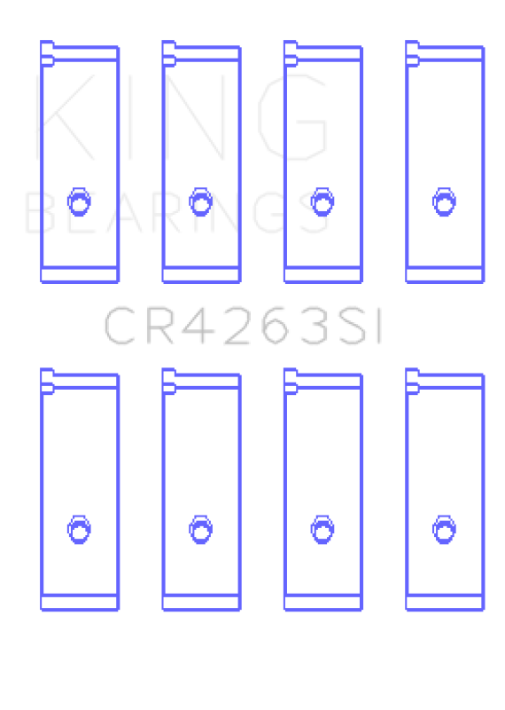 King Engine Bearings Toyota 1ZZ-FE Rod Bearing Set - Size STD-Bearings-Grocery Getter Performance