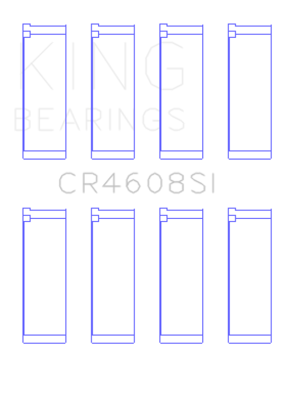 King Engine Bearings Toyota 2ZZ-GE Connecting Rod Bearing Set (Set of 4) - Size STD-Bearings-Grocery Getter Performance
