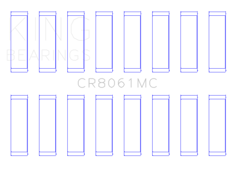King Engine Bearings Toyota 3UR-FE Connecting Rod Bearing Set-Bearings-Grocery Getter Performance
