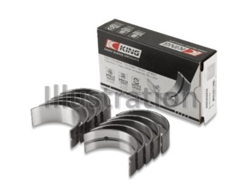 King Engine Bearings Toyota 4A-Fe/5A-Fe/7A-Fe (Size +0.50mm) Main Bearing Set-Bearings-Grocery Getter Performance