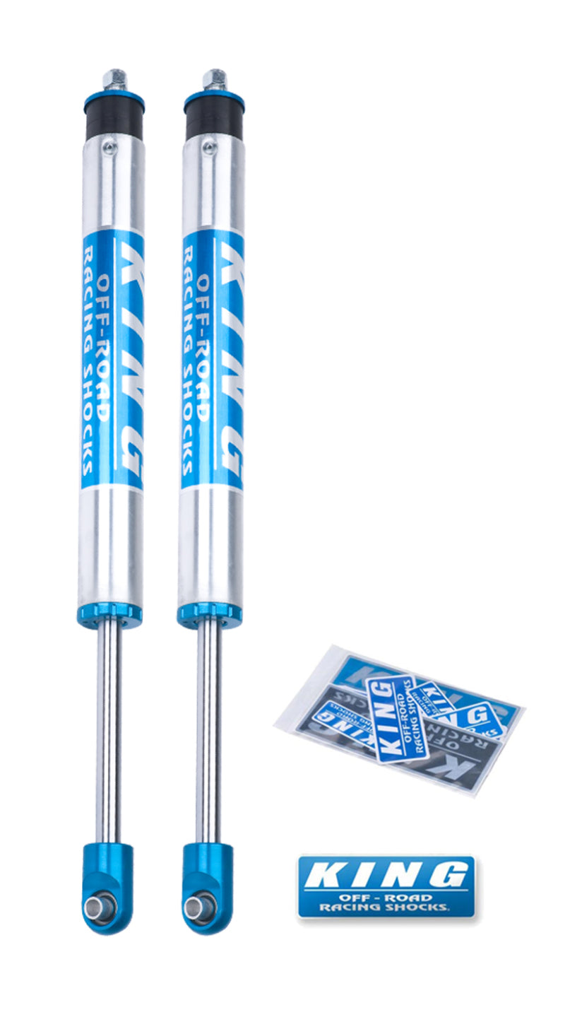 King Shocks 07-18 Jeep Wrangler JK Front 2.0 Dia Internal Reservoir Shock 0-2in Lift (Pair)-Shocks and Struts-Grocery Getter Performance