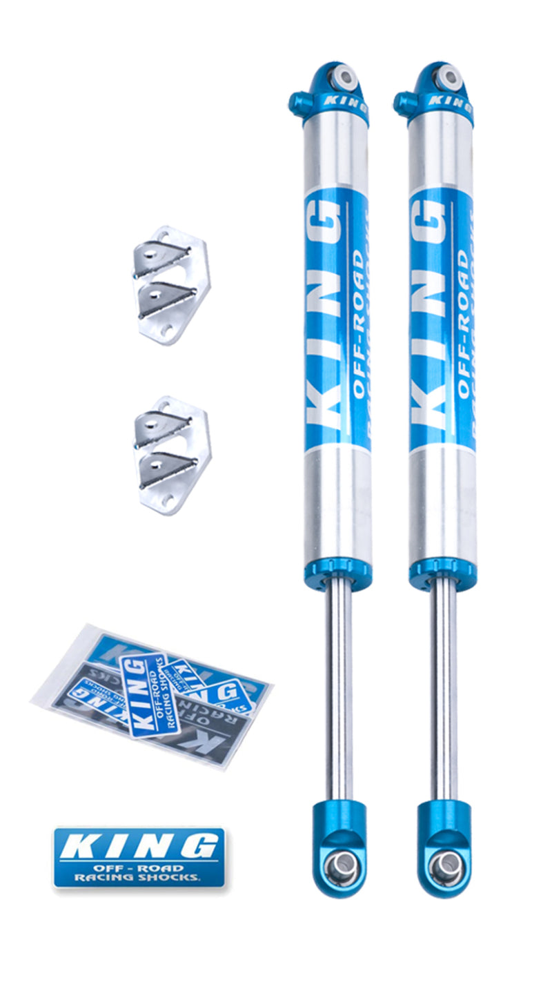 King Shocks 07-18 Jeep Wrangler JK Rear 2.0 Dia Internal Reservoir Shock 0-2in Lift (Pair)-Shocks and Struts-Grocery Getter Performance