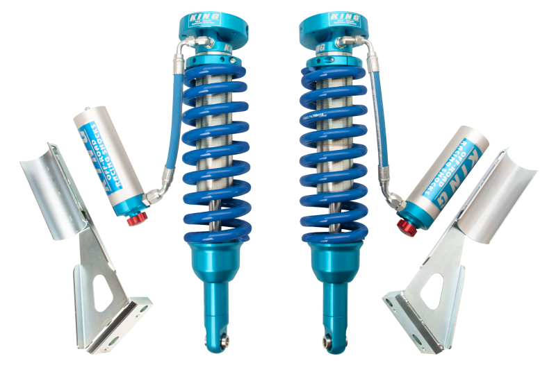 King Shocks 2005+ Toyota Tacoma (6 Lug) Front 2.5 Dia Remote Res Coilover w/Adjuster (Pair)-Coilovers-Grocery Getter Performance