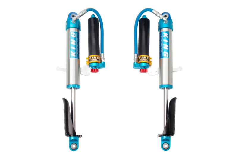 King Shocks 2018+ Jeep Wrangler JL Front 2.5 Dia Remote Res Shock for 0-2in Lift w/Adjuster (Pair)-Shocks and Struts-Grocery Getter Performance