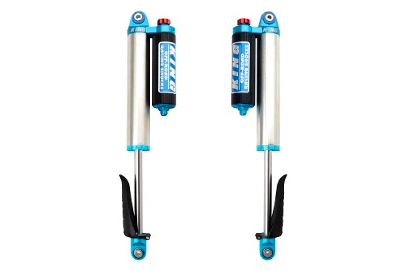 King Shocks 2018+ Jeep Wrangler JL Rear 2.5 Dia Piggyback Res Shock for 0-2in Lift w/Adjuster (Pair)-Shocks and Struts-Grocery Getter Performance