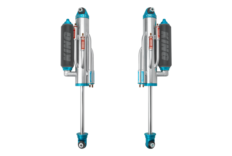 King Shocks 2021+ RAM 1500 TRX Rear 3.5 Dia Full Adjustable 4 Tube Bypass w/ Finned Res Shock (Pair)-Shocks and Struts-Grocery Getter Performance
