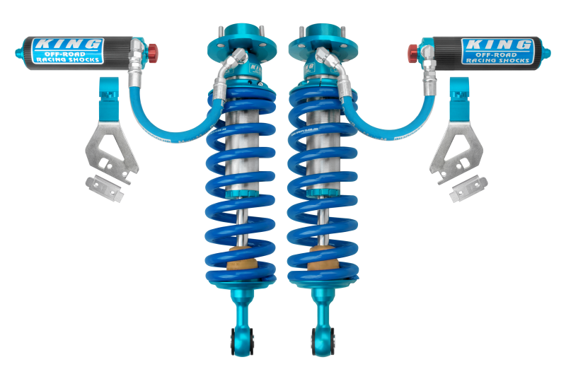 King Shocks 2022+ Toyota Tundra Front 2.5 Dia w/ Remote Reservoir Coilover & Adjuster (Pair)-Coilovers-Grocery Getter Performance